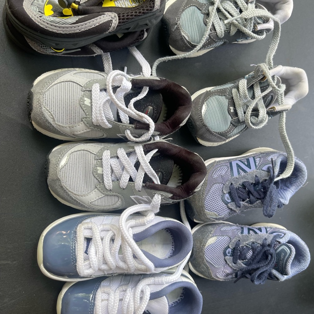 Kids' Blue and Gray Sneakers